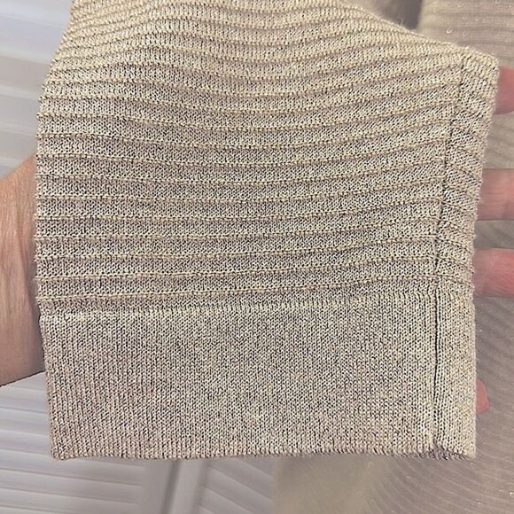 Chico’s Sweater Tunic Size 3 (16) XL Beige Sparkling Jeweled  NWOT - Picture 8 of 16